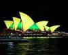 sport news Argentina v Australia: Sydney Opera House is lit up in green and gold trends now
