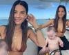 Olivia Munn puts on a busty display in bikini while sailing with baby boy ... trends now