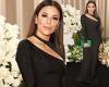 Eva Longoria looks chic in a black gown with a décolletage cutout at British ... trends now