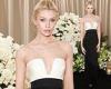 Stella Maxwell looks sensational in a plunging monochrome gown at the British ... trends now