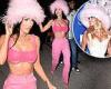 Megan Fox channels Pamela Anderson in fluffy pink hat while supporting MGK at ... trends now