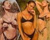 Candice Swanepoel showcases her stunning figure while modeling a bikini from ... trends now