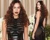 Irina Shayk teases pert derrière in sheer black dress at British Vogue's ... trends now