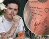Brooklyn Beckham gets his middle name Joseph inked across his left arm as he ... trends now