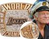 sport news Hugh Hefner's 1999-2000 NBA championship ring won by the Lakers goes on auction trends now