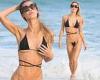 Joy Corrigan flaunts her jaw-dropping figure in a chain-link bikini on the ... trends now