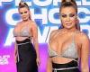 Carmen Electra, 50, shows off ample bust in a tiny rhinestone bra top at the ... trends now