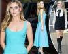 Zoey Deutch dazzles in bright blue gown and black minidress during promo tour ... trends now