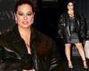 Ashley Graham goes hell for leather as she hits the stage to speak at 92nd ... trends now