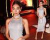 Chantel Jeffries goes braless in a skintight silver frock at Red Sea ... trends now