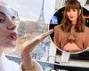 Lily Collins blows a kiss to the Eiffel Tower on her last day of doing press in ... trends now