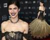 Alexandra Daddario goes suitably Gothic chic in dark lipstick at premiere of ... trends now