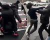 Moment group of teenagers in Queens ruthlessly beat up on helpless boy in ... trends now