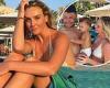 Perrie Edwards shows off her figure in crochet bikini as she soaks up sun in ... trends now