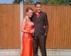 Posing excitedly before their school prom, the childhood sweethearts who became ... trends now