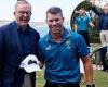 David Warner and his family enjoy a cricket match with Prime Minister Anthony ... trends now