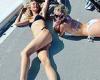 Gwyneth Paltrow, 50, dons a black bikini as she sprawls out on boat while ... trends now