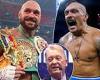 sport news Tyson Fury and Oleksandr Usyk's to fight in 'early March' claims Frank Warren, ... trends now