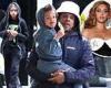 Beyonce and husband Jay-Z fly to LAX with their three children... ahead of Blue ... trends now