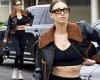 Whitney Port is fit and trendy as she flashes abs while modeling bra and ... trends now