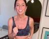 Davina McCall, 55, displays her washboard abs in skintight gym wear trends now