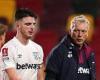 sport news Declan Rice feeds David Moyes ambitions at West Ham, after fine Benrahma strike trends now
