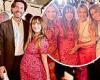 Pregnant Kaley Cuoco rocks a pink dress to her very lavish baby shower at a ... trends now
