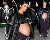 Pregnant Nicole Williams English shows off her baby bump as she enjoys evening ... trends now