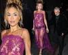 Rita Ora ditches her bra and wears black knickers with sheer lace dress for ... trends now