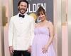 Golden Globes 2023: Pregnant Kaley Cuoco displays her bump in sweeping lavender ... trends now