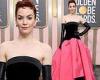 Golden Globe Awards 2023: Severance star Britt Lower wows in a strapless black ... trends now