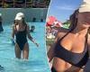 Nadia Bartel shows off her sensation figure in a black bikini at the hits a ... trends now
