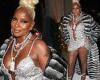 Mary J. Blige stuns in a plunging rhinestone minidress at her star-studded 52nd ... trends now