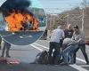 Long Island Expressway rescue: Video shows moment good Samaritans pull woman ... trends now