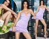 Kendall Jenner flashes her toned legs for Jimmy Choo's spring campaign trends now