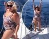 Gemma Collins shows off her moves in a plunging leopard print bikini as she ... trends now
