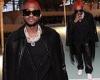 Usher shows off bright red hairdo at Amiri show during Paris Fashion Week trends now