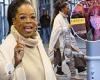 Oprah Winfrey covers up in cashmere blanket in NYC... after Broadway date with ... trends now