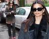 Emily Ratajkowski looks chic in an oversized coat as she is seen in NYC trends now