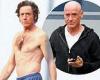 Robert Downey Jr displays his ripped abs and dons a curly wig to film new show ... trends now