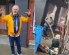 Gallery owner who hosed down distraught homeless woman sitting outside his ... trends now