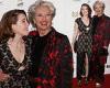 Emma Thompson and Gaia Wise look GLORIOUS in black-patterned ensembles at the ... trends now