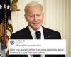 Biden is mocked over tweet saying he's more optimistic about America than ever trends now