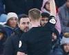 sport news Brighton boss Roberto de Zerbi FUMES at referee Thomas Bramall after being ... trends now