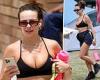 Abbie Chatfield flaunts her figure in a skimpy bralette and cropped skirt for ... trends now