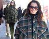 Anne Hathaway shows off toned legs in black leggings at the Sundance Film ... trends now