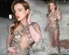 Bella Thorne wows in a busty dazzling gown as she poses in the snow ahead of ... trends now