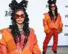 Teyana Taylor wears a bright orange outfit at the Variety Sundance Studio in ... trends now