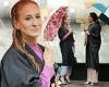 Sarah Jessica Parker and Sarita Choudhury chat in the rain while filming And ... trends now
