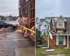 Dozens of tornadoes rip through Houston with winds of up 100mph and destroying ... trends now